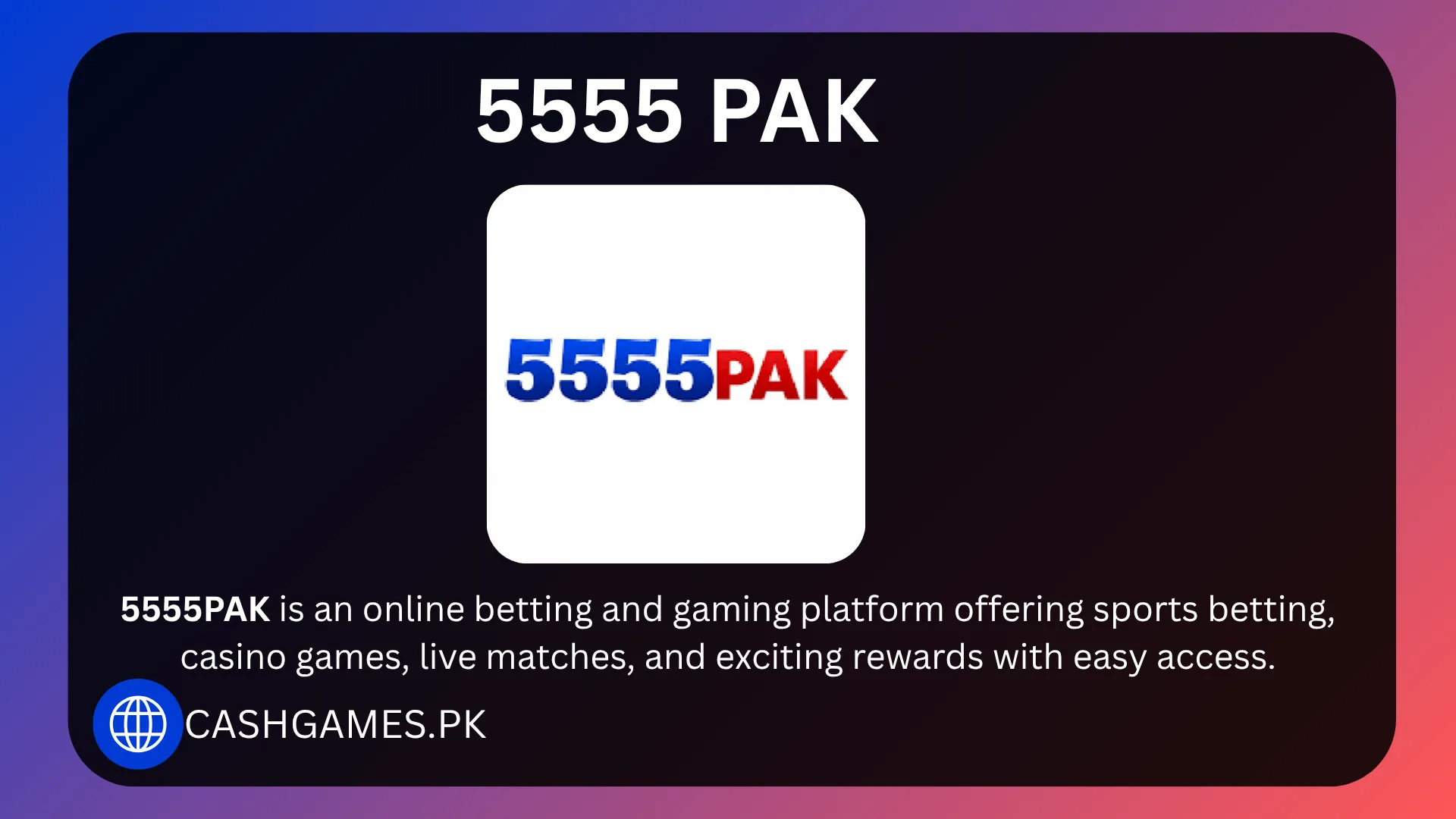 5555Pak game Online