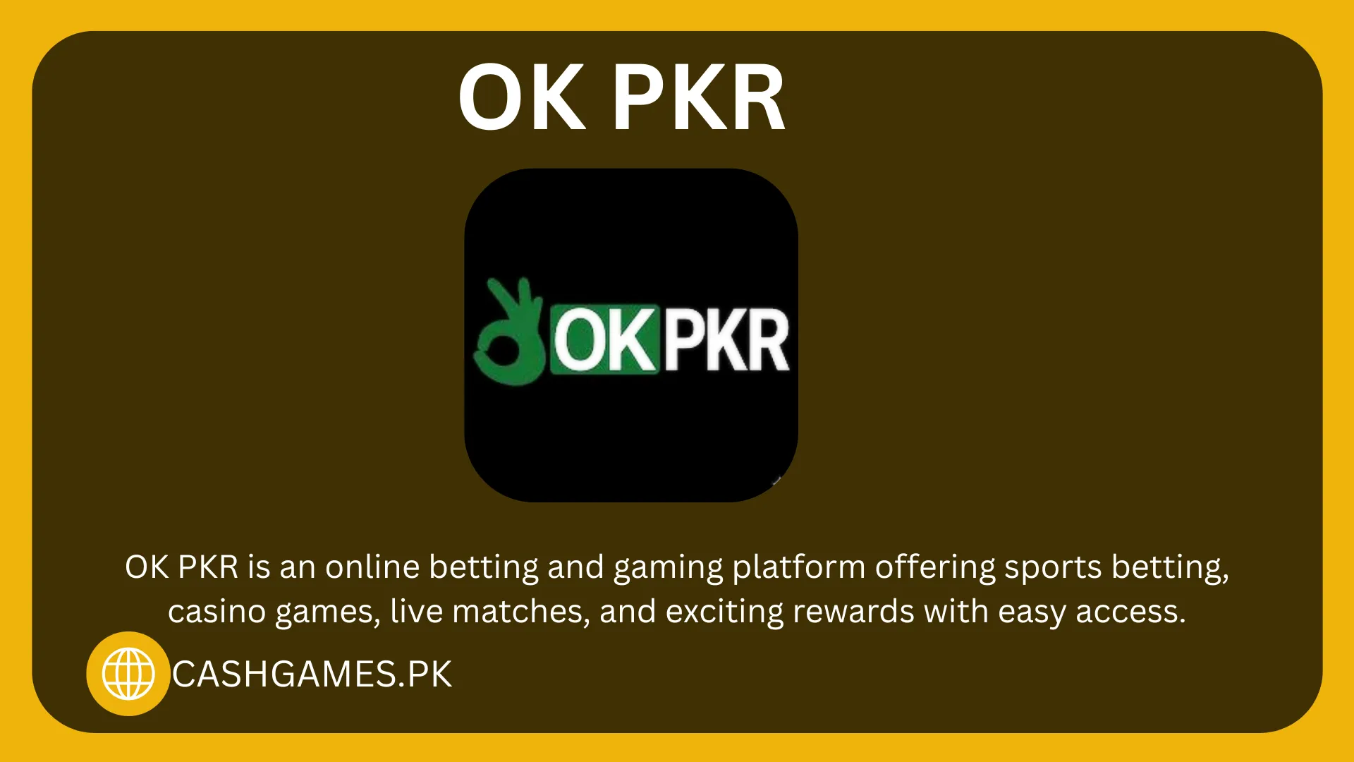 Ok pkr Game